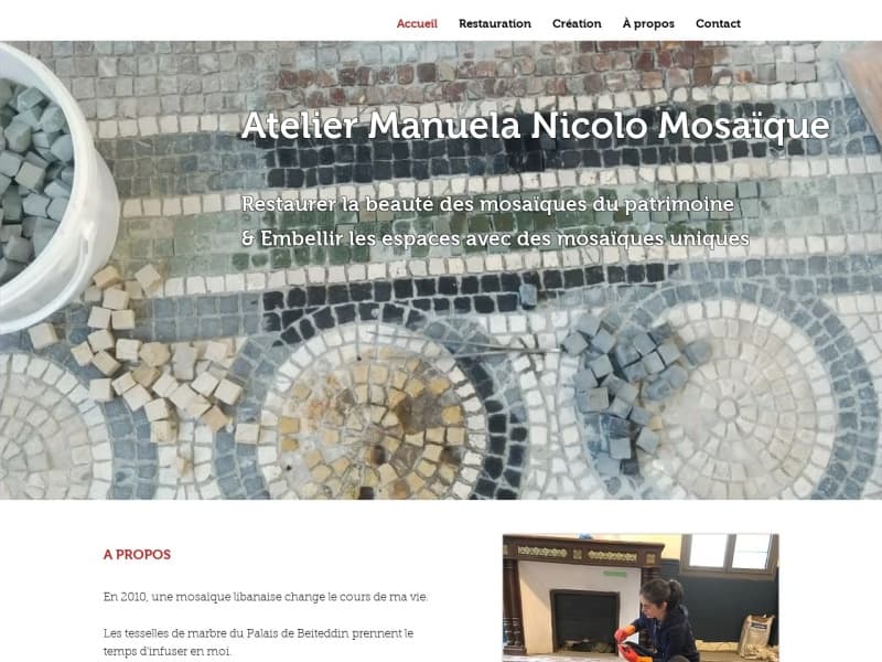 Atelier MANUELA NICOLO MOSAIQUE à TOULOUSE
