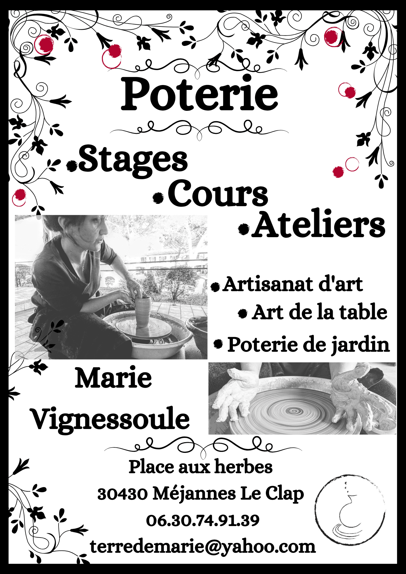 Atelier TERRE DE MARIE à MEJANNES-LE-CLAP