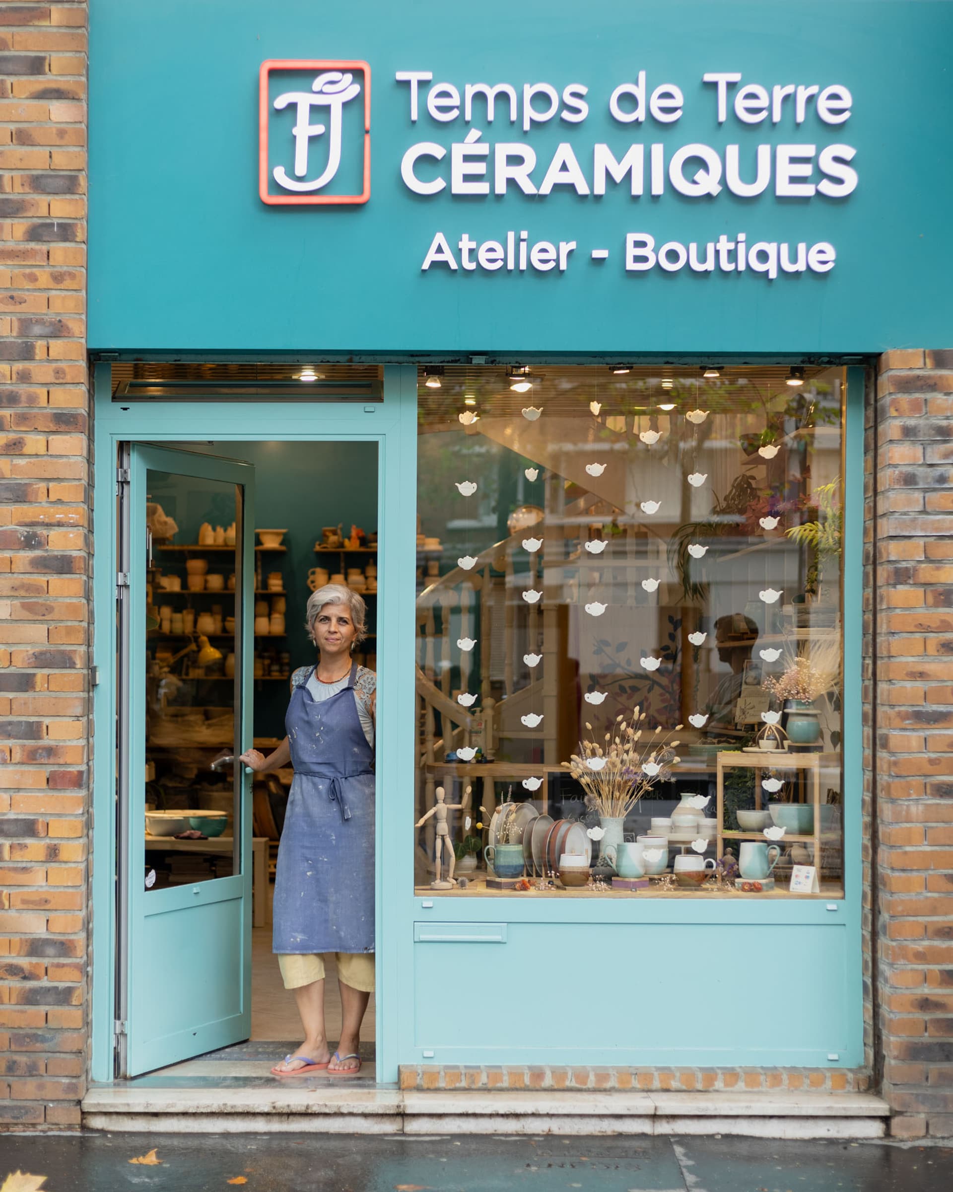 Atelier TEMPS DE TERRE-CERAMIQUES-FERNANDA JUSTINA à PARIS