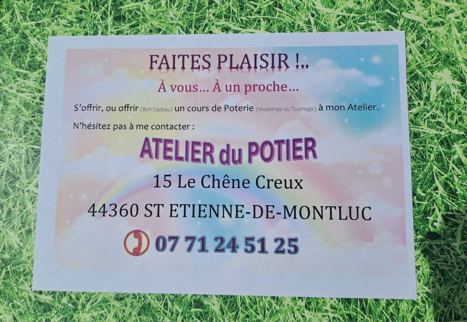 Atelier ATELIER DU POTIER à SAINT-ETIENNE-DE-MONTLUC